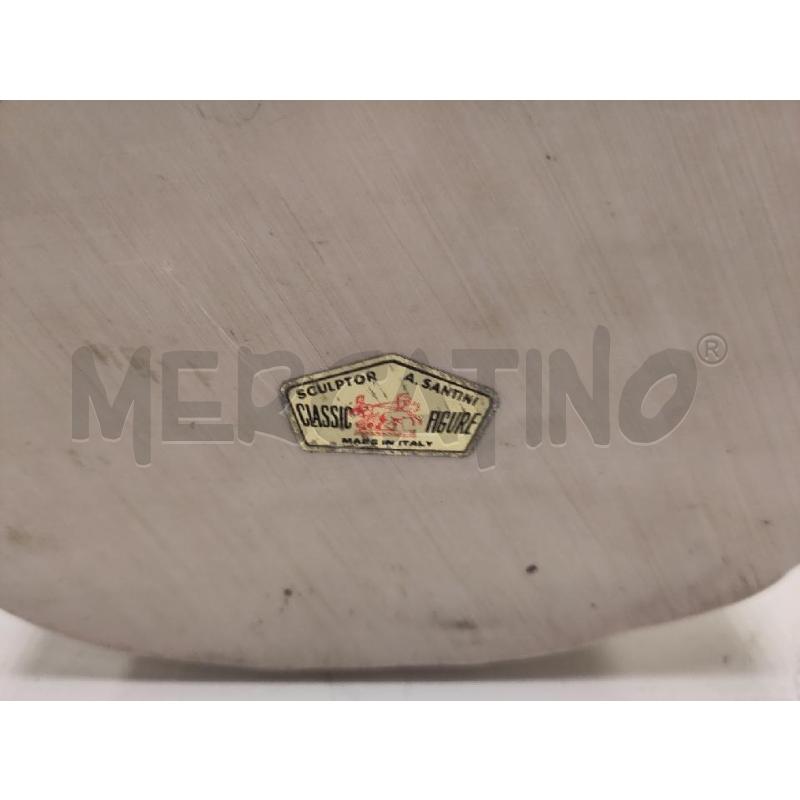 STATUINA COPPIA BIMBI SU PANCA | Mercatino dell'Usato Verona fiera 2