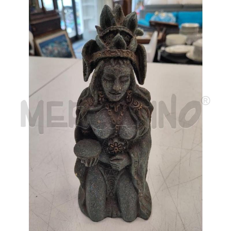 STATUINA ETNICA PIETRA VERDE T/MOSAICO | Mercatino dell'Usato Verona fiera 1