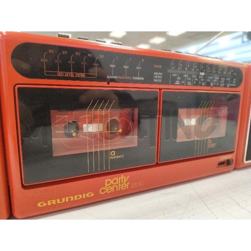 STEREO GRUNDIG PARTY CENTER 2200 MODULARE | Mercatino dell'Usato Verona fiera 2