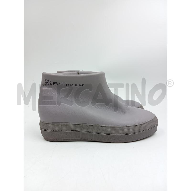 STIVALETTI D RUCOLINE GRIGIA IN PELLE  | Mercatino dell'Usato Verona fiera 1