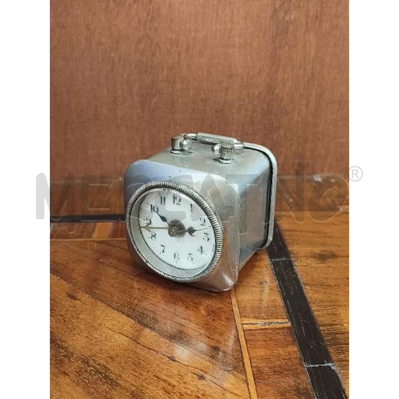 SVEGLIA INIZI 900 METALLO CUBICA | Mercatino dell'Usato Verona fiera 1