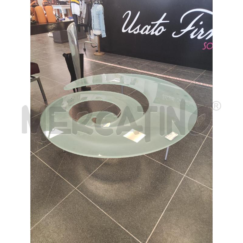 TAVOLINO SALOTTO P/VETRO A SPIRALE CATTELAN ITALIA OPACO  | Mercatino dell'Usato Verona fiera 1