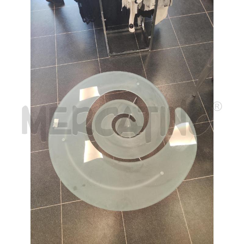 TAVOLINO SALOTTO P/VETRO A SPIRALE CATTELAN ITALIA OPACO  | Mercatino dell'Usato Verona fiera 2