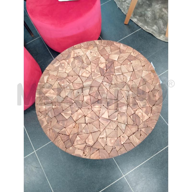 TAVOLINO TONDO B/MET NER P/TRONCHETTI | Mercatino dell'Usato Verona fiera 2