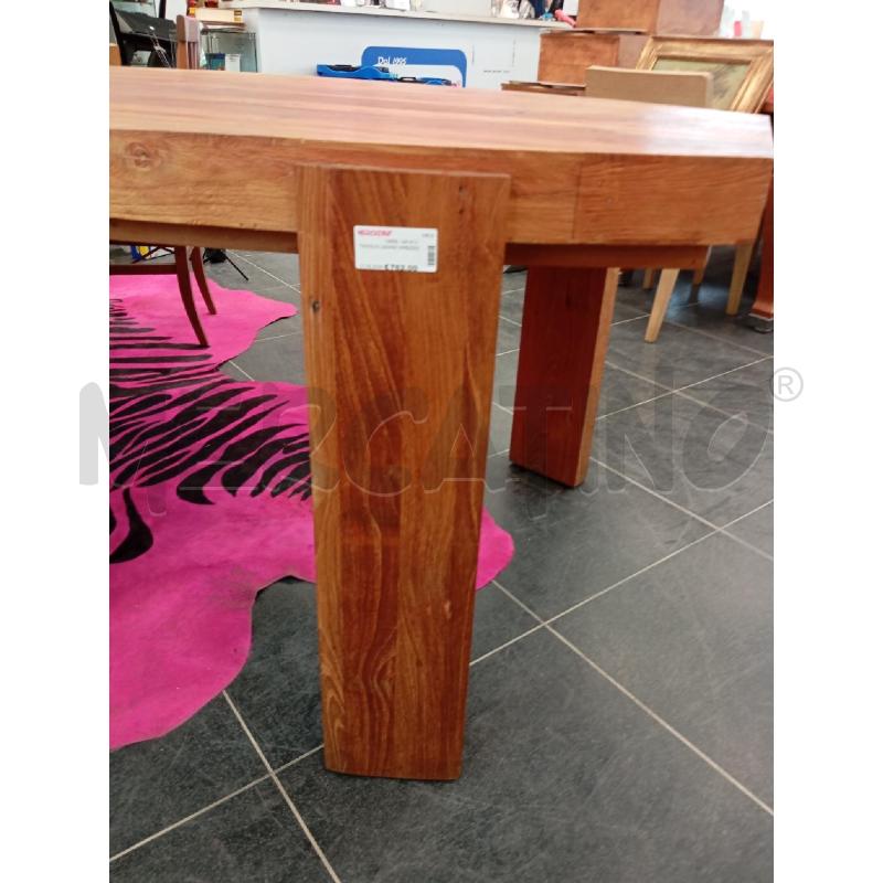 TAVOLO LEGNO GREZZO | Mercatino dell'Usato Verona fiera 3