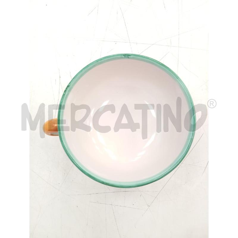 TAZZA SOLIMENE VIETRI VERDE ARANCIO  | Mercatino dell'Usato Verona fiera 2
