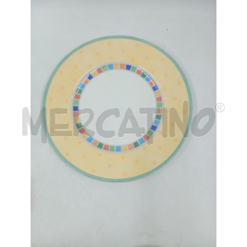 TAZZA VILLEROY GIALL DEC QUADRATINI | Mercatino dell'Usato Verona fiera 3