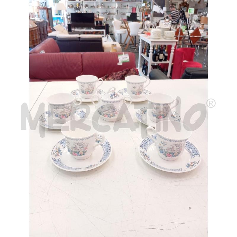 TAZZE PZ. 6+ZUCCHERIERA ROYAL ALBERT SONGBIRD | Mercatino dell'Usato Verona fiera 1