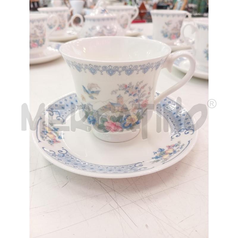 TAZZE PZ. 6+ZUCCHERIERA ROYAL ALBERT SONGBIRD | Mercatino dell'Usato Verona fiera 2