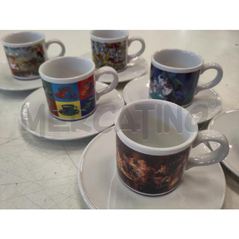 TAZZINE PZ 6 TOGANANA CAFE DES ARTS LAVAZZA  | Mercatino dell'Usato Verona fiera 2