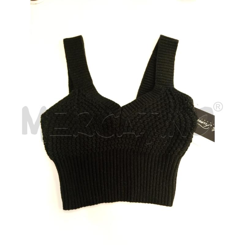 TOP BALLANTYNE TRICOT NERO  | Mercatino dell'Usato Verona fiera 1