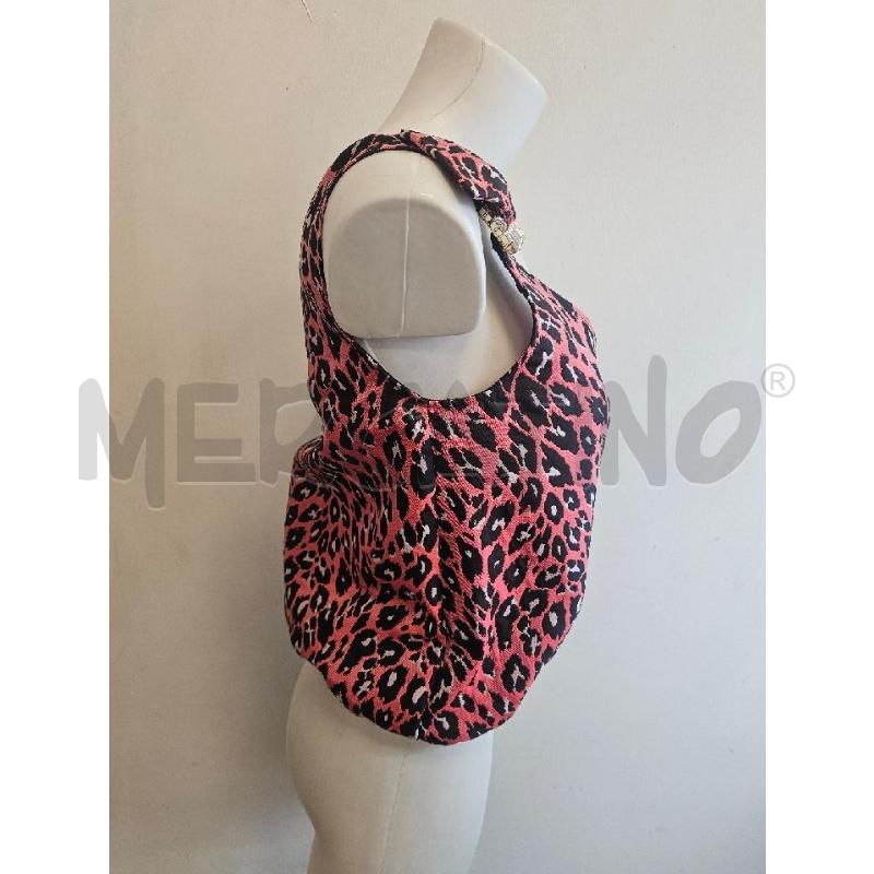 TOP CAVALLI CLASS ANIMALIER GOIA NERO FIBBIA STRASS | Mercatino dell'Usato Verona fiera 2