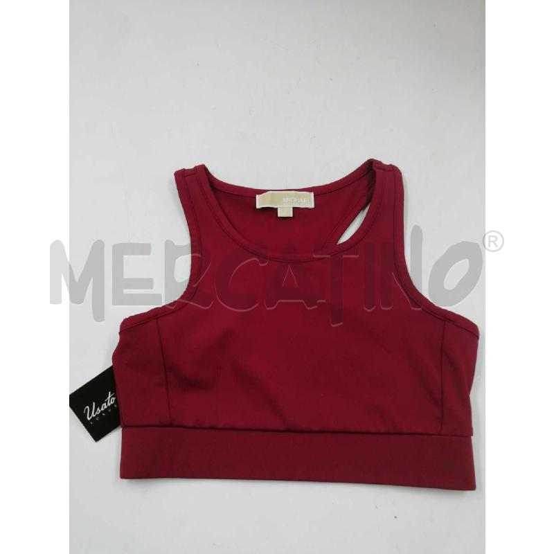 TOP D MICHAEL KORS BORDEAUX LOGO DIETRO | Mercatino dell'Usato Verona fiera 1