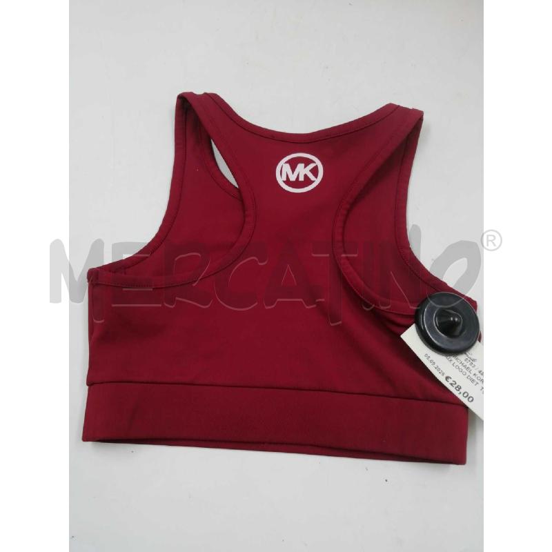 TOP D MICHAEL KORS BORDEAUX LOGO DIETRO | Mercatino dell'Usato Verona fiera 2