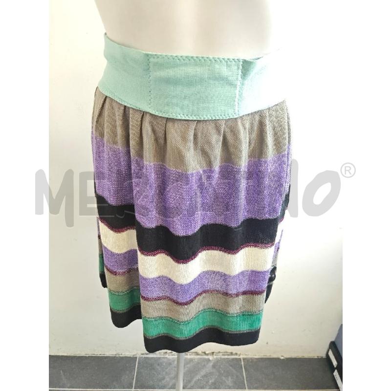 TOP D MISSONI RIGHE FIOCCO VERDE ACQUA  | Mercatino dell'Usato Verona fiera 1