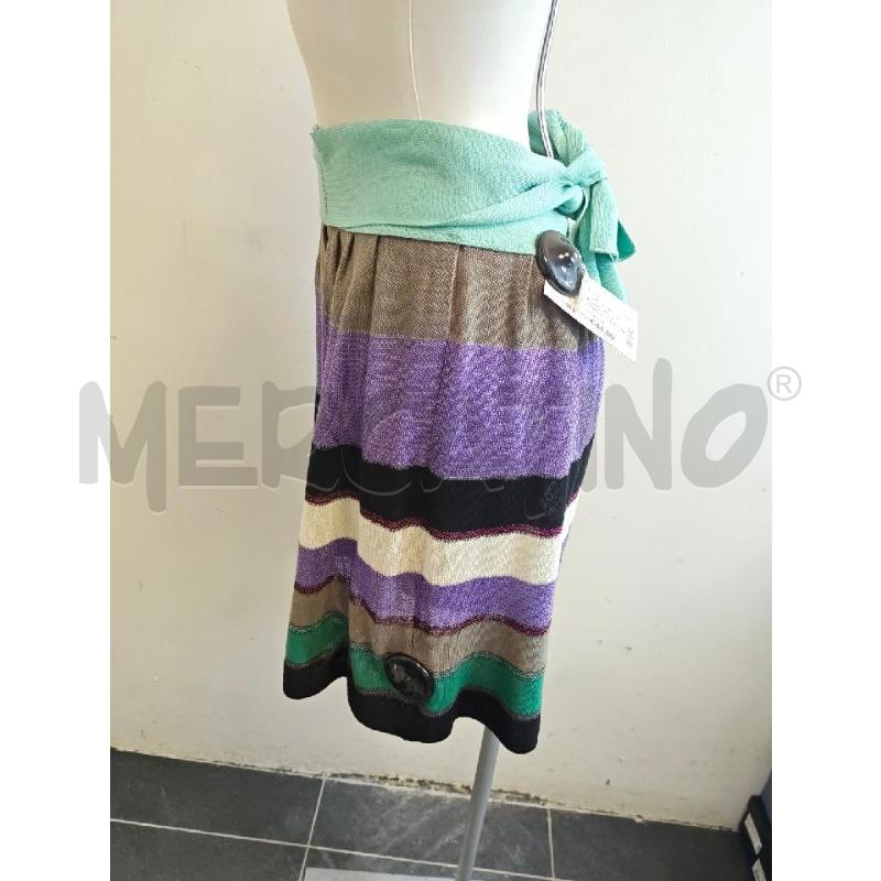 TOP D MISSONI RIGHE FIOCCO VERDE ACQUA  | Mercatino dell'Usato Verona fiera 2