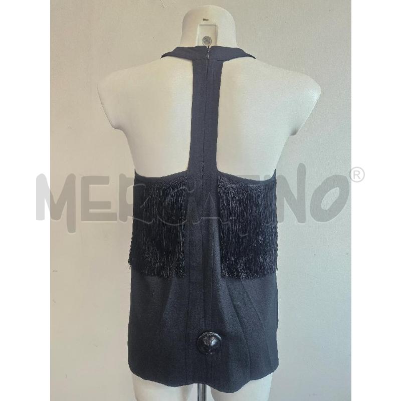 TOP PINKO NERO FRANGE  | Mercatino dell'Usato Verona fiera 3