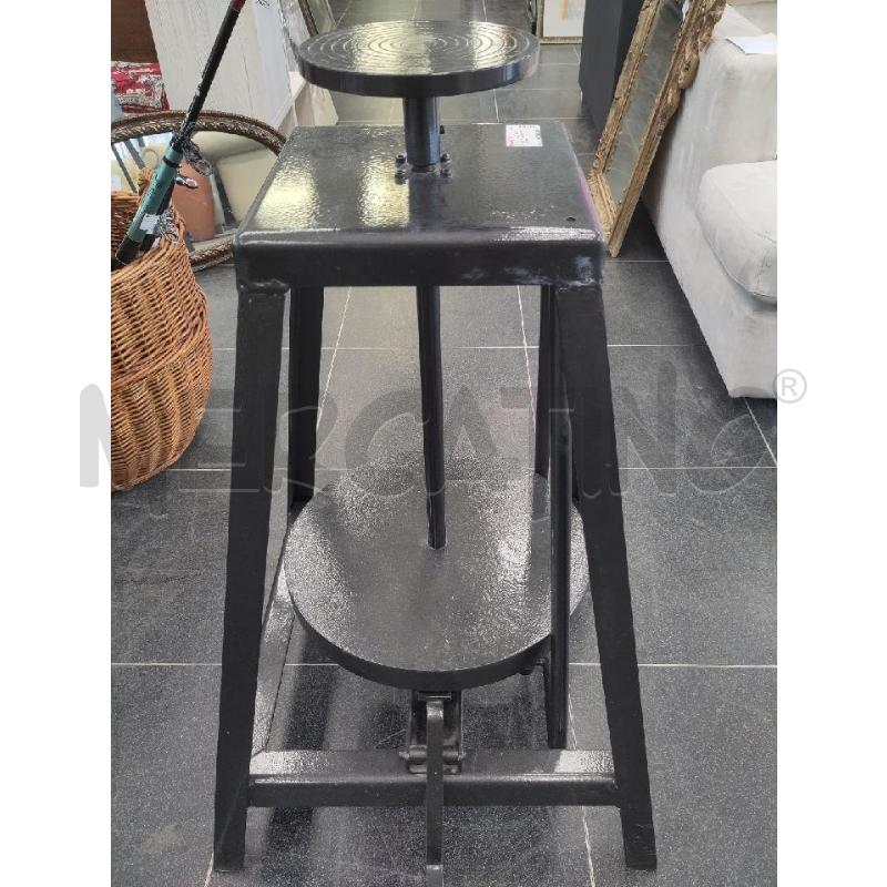 TORNIO DA VASAIO METALLO NERO | Mercatino dell'Usato Verona fiera 1