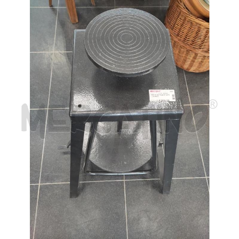 TORNIO DA VASAIO METALLO NERO | Mercatino dell'Usato Verona fiera 2