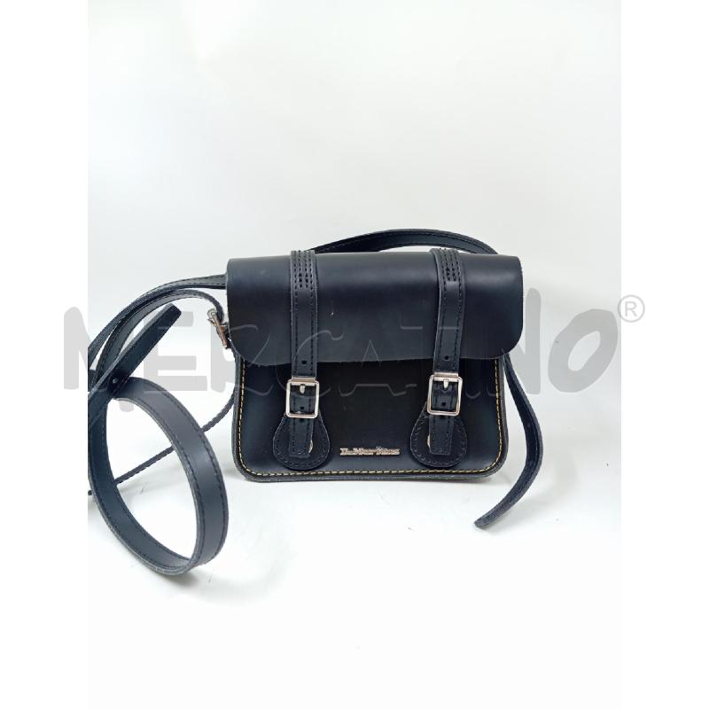 TRACOLLA DOTTOR MARTENS PELLE NERA  | Mercatino dell'Usato Verona fiera 1