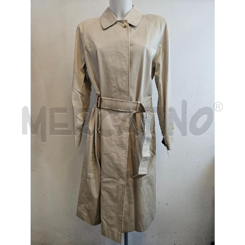 TRENCH UNISEX BURBERRY BEIGE LUNGO  | Mercatino dell'Usato Verona fiera 1