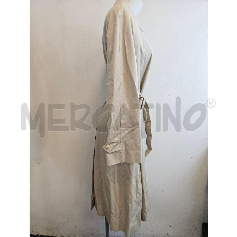 TRENCH UNISEX BURBERRY BEIGE LUNGO  | Mercatino dell'Usato Verona fiera 2