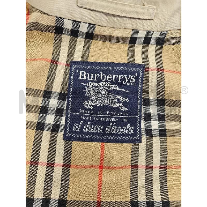 TRENCH UNISEX BURBERRY BEIGE LUNGO  | Mercatino dell'Usato Verona fiera 4