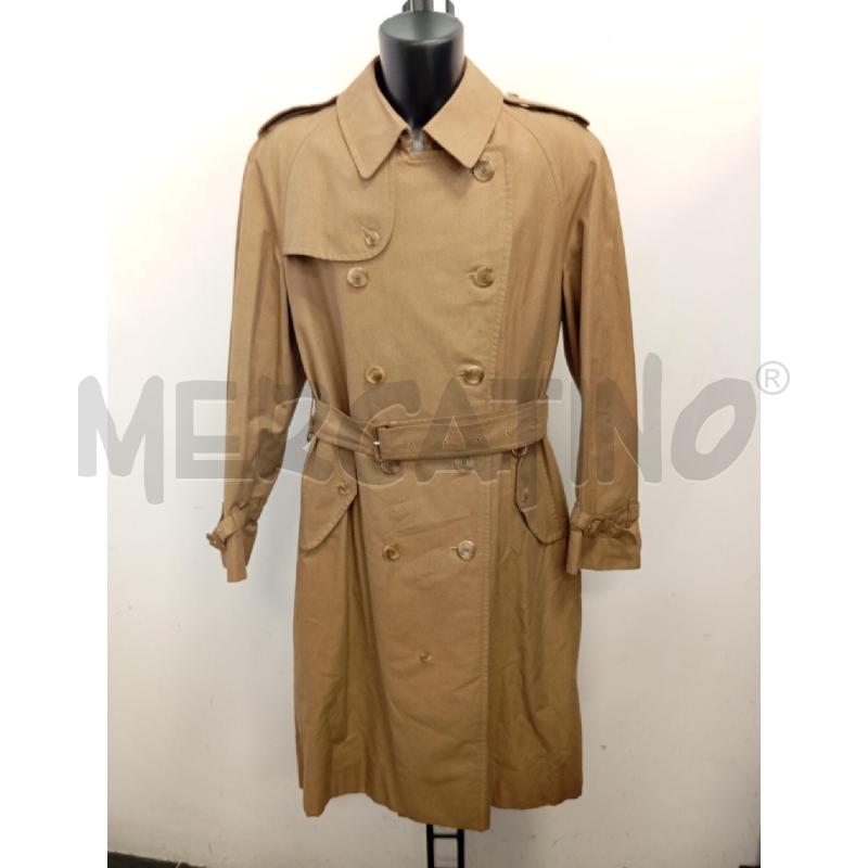 TRENCH U BURBERRYS BEIGE DOPPIOPETTO  | Mercatino dell'Usato Verona fiera 1