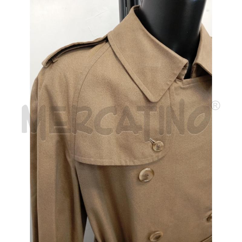 TRENCH U BURBERRYS BEIGE DOPPIOPETTO  | Mercatino dell'Usato Verona fiera 2