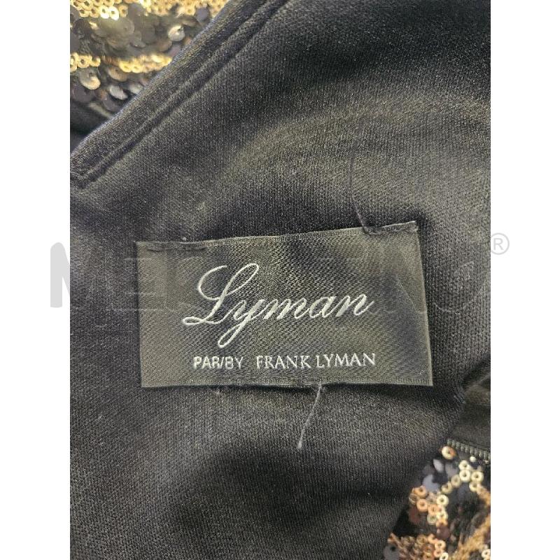 TUBINO DONNA LYMAN PAILLETTES DORATO NERO  | Mercatino dell'Usato Verona fiera 4