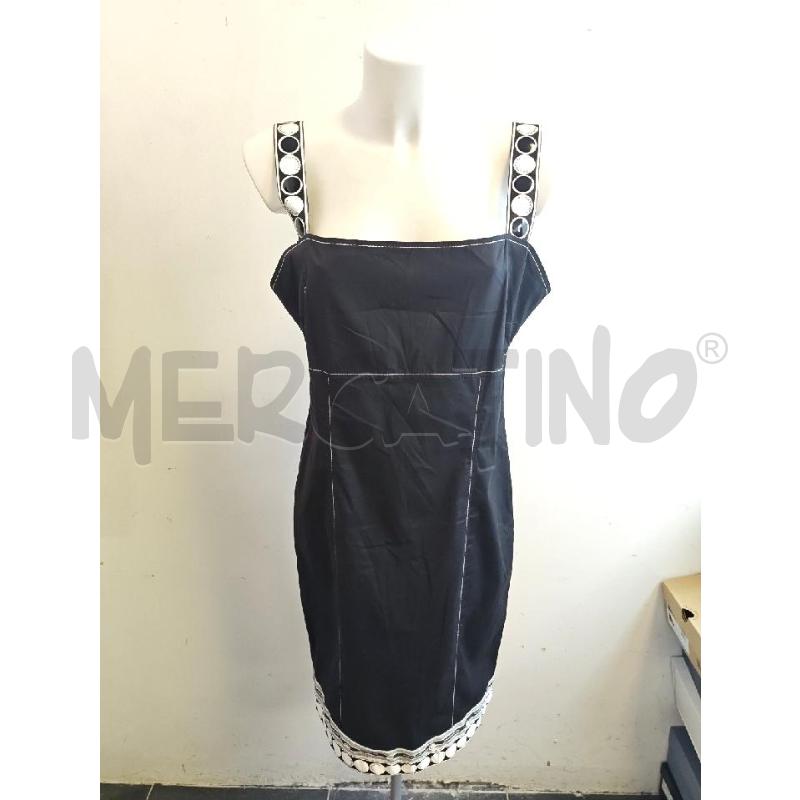TUBINO DONNA ROCCOBAROCCO NERO SPALLINE BIA NERA | Mercatino dell'Usato Verona fiera 1