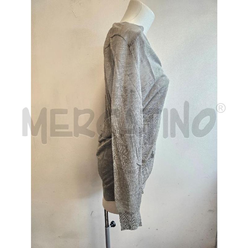TWIN SET HANITA GRIGIO CANOTTA CON STRASS SPALLE  | Mercatino dell'Usato Verona fiera 2
