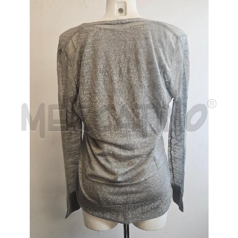 TWIN SET HANITA GRIGIO CANOTTA CON STRASS SPALLE  | Mercatino dell'Usato Verona fiera 3