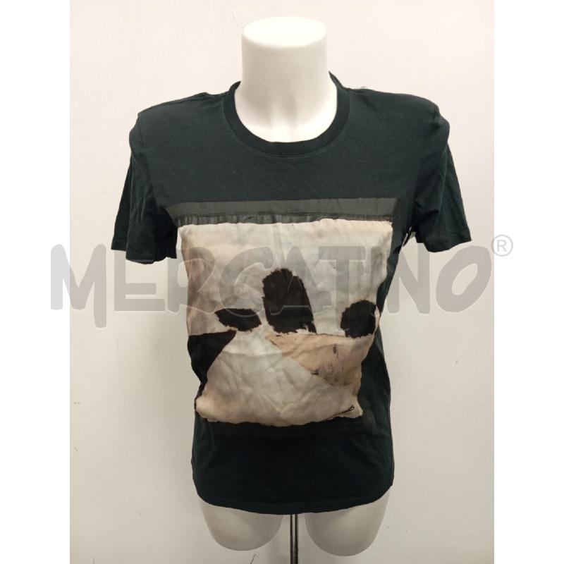 T SHIRT DONNA BASTILLE NERO STAMPA SPALLINE | Mercatino dell'Usato Verona fiera 1