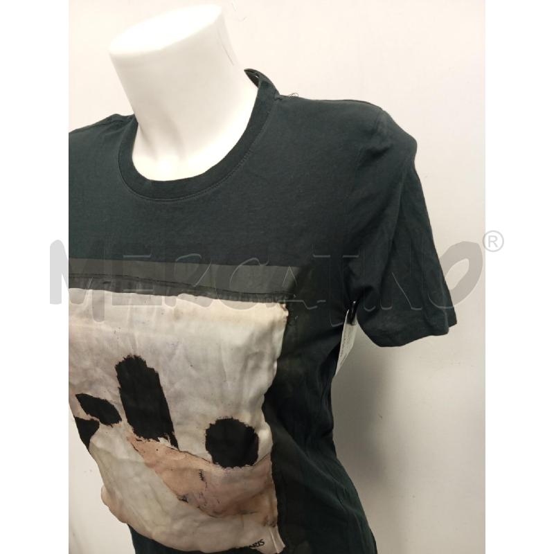 T SHIRT DONNA BASTILLE NERO STAMPA SPALLINE | Mercatino dell'Usato Verona fiera 2