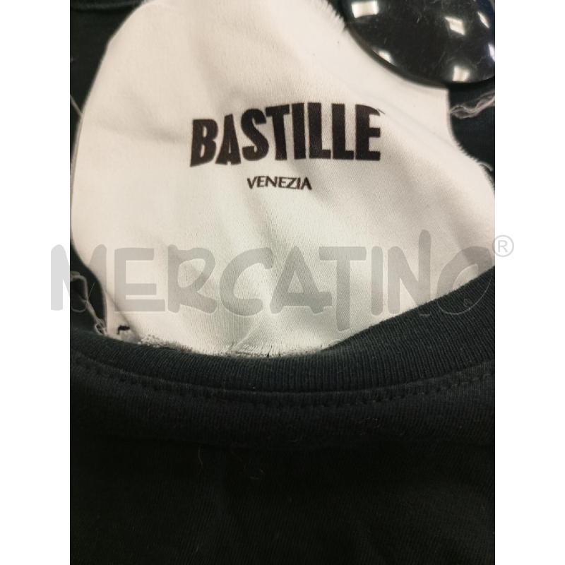 T SHIRT DONNA BASTILLE NERO STAMPA SPALLINE | Mercatino dell'Usato Verona fiera 4