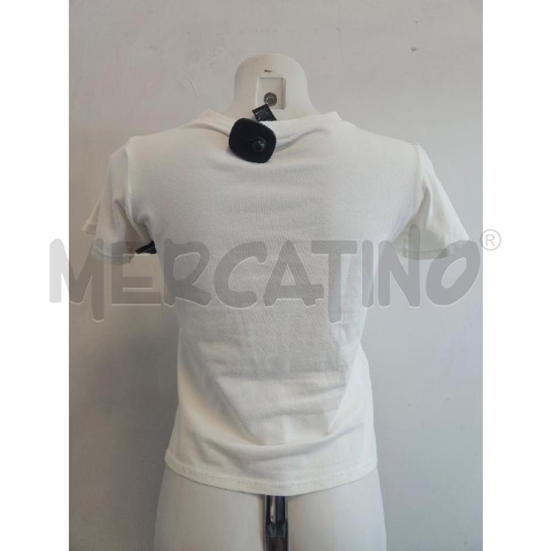T SHIRT DONNA CAVALLI BIANCA NE PAILLETTES DORATE | Mercatino dell'Usato Verona fiera 3
