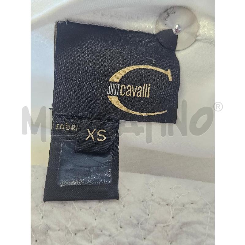 T SHIRT DONNA CAVALLI BIANCA NE PAILLETTES DORATE | Mercatino dell'Usato Verona fiera 5