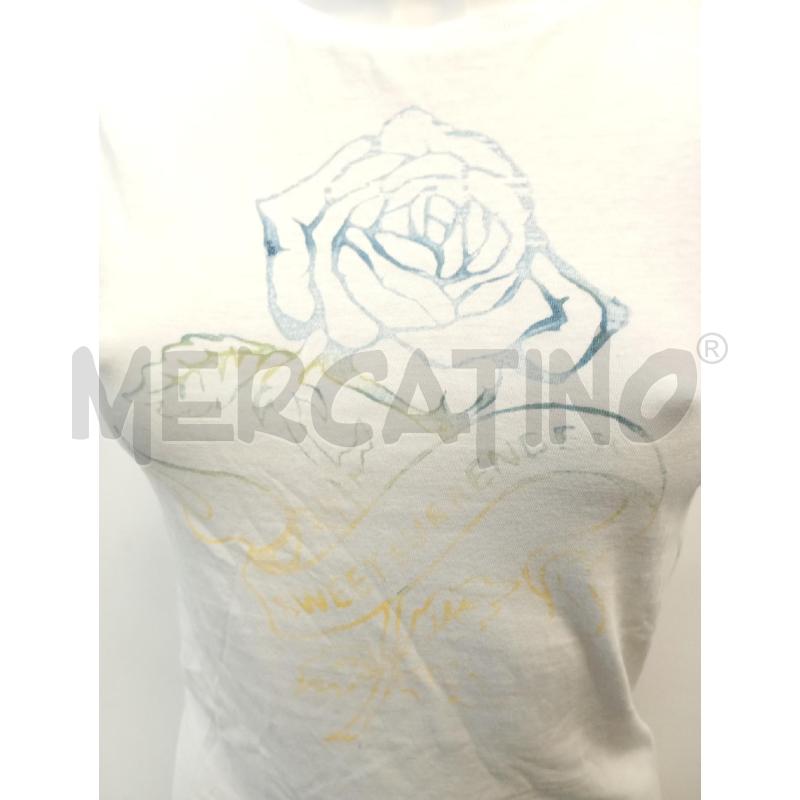 T SHIRT DONNA HTC BIANCA ROSA BLU  | Mercatino dell'Usato Verona fiera 2