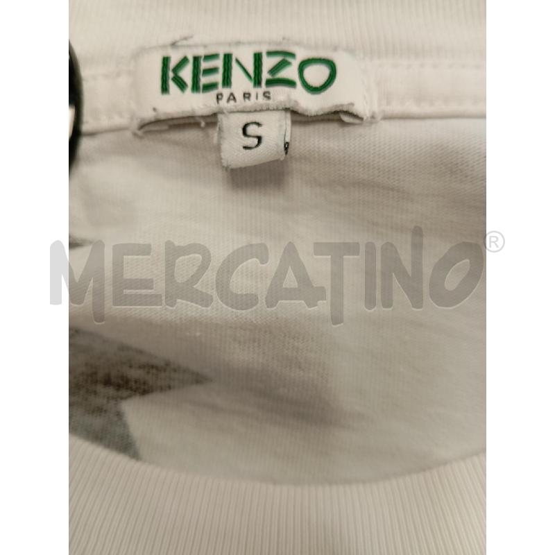 T SHIRT DONNA KENZO BIANCA PESCI BLU  | Mercatino dell'Usato Verona fiera 5
