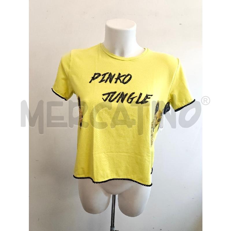 T SHIRT DONNA PINKO VERDE JUGLE STRASS | Mercatino dell'Usato Verona fiera 1