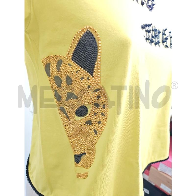 T SHIRT DONNA PINKO VERDE JUGLE STRASS | Mercatino dell'Usato Verona fiera 3