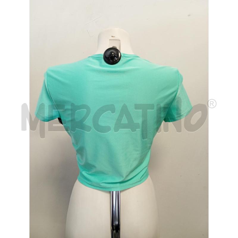 T SHIRT DONNA VERSACE COUTURE VERDE ACQUA  | Mercatino dell'Usato Verona fiera 3