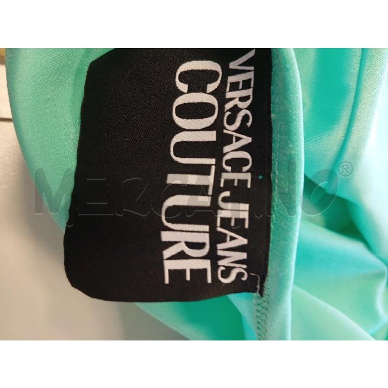 T SHIRT DONNA VERSACE COUTURE VERDE ACQUA  | Mercatino dell'Usato Verona fiera 4