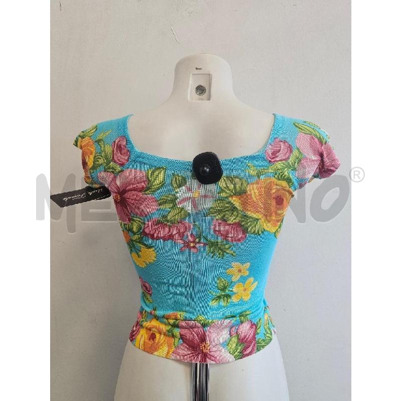 T SHIRT D BLUMARINE AZZZ FIORI ARA  | Mercatino dell'Usato Verona fiera 3
