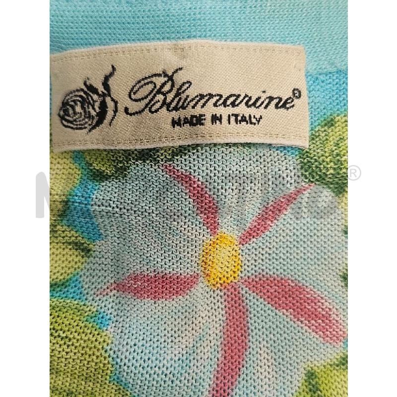 T SHIRT D BLUMARINE AZZZ FIORI ARA  | Mercatino dell'Usato Verona fiera 4