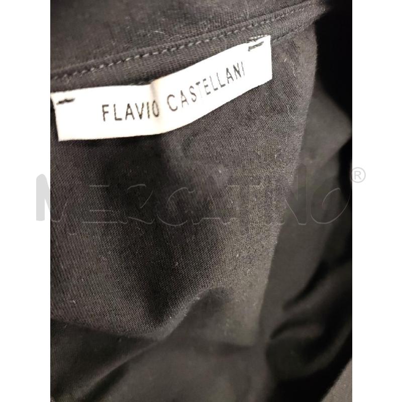 T SHIRT D FLAVIO CASTELLANI NERA DUE TASCHE  | Mercatino dell'Usato Verona fiera 4