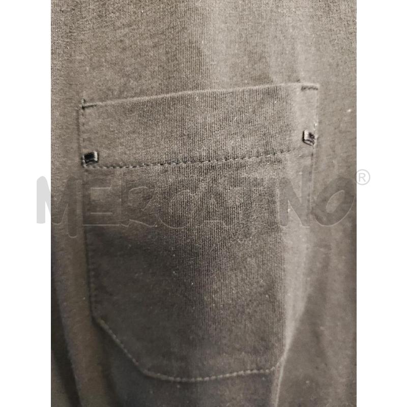 T SHIRT D FLAVIO CASTELLANI NERA DUE TASCHE  | Mercatino dell'Usato Verona fiera 5