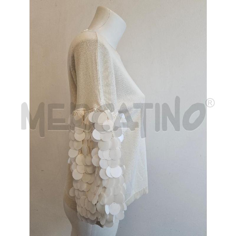 T SHIRT D LIVIANA CONTI CON PAILLETTES  BIA MANICA  | Mercatino dell'Usato Verona fiera 2