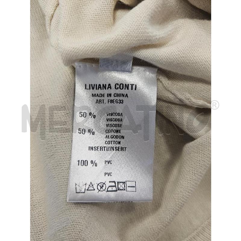 T SHIRT D LIVIANA CONTI CON PAILLETTES  BIA MANICA  | Mercatino dell'Usato Verona fiera 4